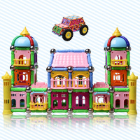 童邦磁力棒426件收纳袋装儿童磁性吸石拼撘百变磁力积木玩具