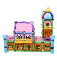 磁力棒426件收纳袋装儿童玩具磁性吸石拼撘百变磁力棒玩具