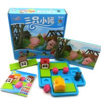 小乖蛋三只小猪智力玩具拼图3-6岁儿童亲子早教逻辑思维玩具