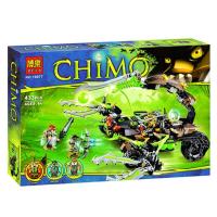 博乐10077赤马气功传奇 蝎斯狂的毒刺战车乐高70132儿童拼装积木玩具人仔6-9-12岁