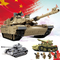 乐高积木兼容玩具军事坦克装甲车男孩玩具拼装拼插6-8岁