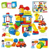 兼容惠美星斗城大颗粒管道塑料拼插积木 宝宝儿童玩具批