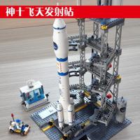 乐高城市拼装积木军事儿童玩具航天神十长征二号射站