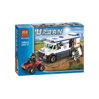 乐高城市CITY警察总局系列囚犯运输车60043积木拼装儿童玩具博乐10418兼容乐高6-9-12岁以上儿童