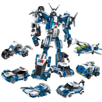 兼容乐高启蒙积木儿童拼装机甲战神机器人男孩组装玩具6-10岁