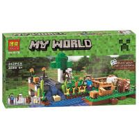 兼容乐高21114我的世界农场场景苦力怕小白博乐10175拼装积木玩具