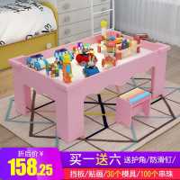 儿童沙盘桌太空沙桌子积木桌木制儿童沙盘沙桌玩具桌子儿童游戏桌