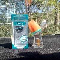 betta贝塔智能玻璃婴儿宝宝斜弯奶瓶防胀气奶瓶宝石钻石系列