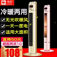 暖风机家用节能浴室电暖器冷暖两用烤火炉宿舍立式取暖器落地式