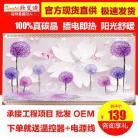 碳晶墙暖壁画壁挂式电暖器节能省电取暖器电暖画家用电暖气电热板