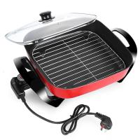 韩式电炒锅大红双喜热锅多功能家用电火锅不粘宿舍蒸煮面饭锅