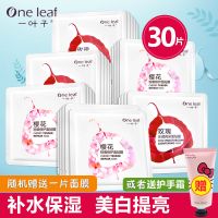 一叶子面膜淡斑补水保湿酵素面膜贴收缩毛孔晒后修复男女正品