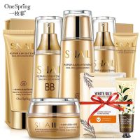 [温碧霞代言]一枝春蜗牛原液六件套化妆品补水保湿祛淡斑