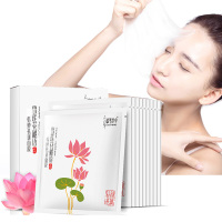 韩妙雪莲花祛斑面膜10片/30片盒装补水保湿祛淡斑蚕丝面膜