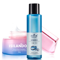 素颜霜爽肤水护肤套装补水保湿遮瑕懒人面霜隔离霜化妆品套装学生