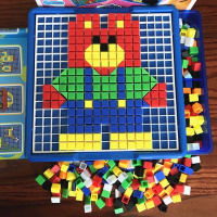 儿童拼图玩具拼插积木早教宝宝拼图玩具3-4-5-6周岁塑料拼装7