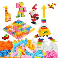 【领券减25】大小积木拼装积木玩具塑料积木小大颗粒积木儿童玩具