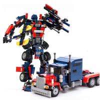兼容乐高积木拼装玩具变形金刚擎天柱6-10-12岁男孩小孩玩具