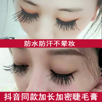 抖音同款红睫毛膏女防纤长浓密卷翘加密超长持久不晕染化妆品