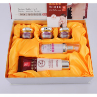 正品白里透红五合一套装祛斑霜化妆品美颜嫩肤霜五件套