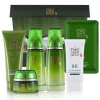 本植物护肤品洁面乳套装正品补收缩毛孔清爽控油学生化妆品