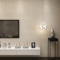 简约素色无纺布纹布墙纸 现代卧室客厅满铺工程电视机背景墙壁纸