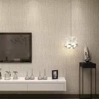简约素色无纺布纹布墙纸 现代卧室客厅满铺工程电视机背景墙壁纸