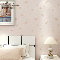 韩式田园壁纸 碎花清新房间卧室女生温馨浪漫无纺布立体精压墙纸