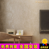 复古怀旧美式乡村素色斑驳纹墙纸无纺布卧室客厅服装店纯色壁纸