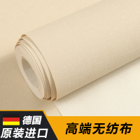 德国进口环保无纺布素色北欧墙纸客厅电视墙卧室简约壁纸满铺