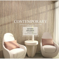 日式亚麻布纹墙纸 素色卧室客厅书房榻榻米壁纸 纯色无纺布背景墙