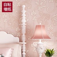 墙纸自粘欧式浮加厚无纺布壁纸卧室温馨客厅酒店电视背景墙墙贴