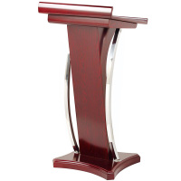 不锈钢讲话台演讲台言台会议室简约现代培训讲台迎宾移动讲台桌