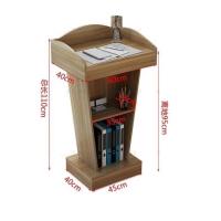 站台主持演讲桌简约会议饭店台婚礼小型主持台言办公桌讲台