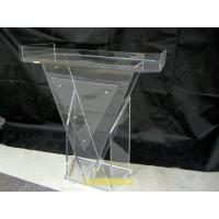 亚克力水晶演讲台讲解台有机玻璃售楼部接待台迎宾台会所领会台