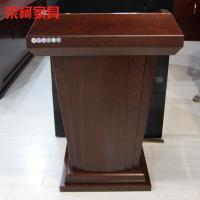 高档油漆实木讲台演讲台言台主持台台迎宾台桌酒店办公家具