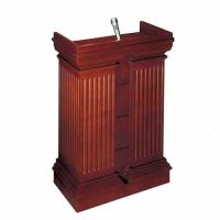 欧式演讲台酒店可配麦克风木质演讲台咨询台迎宾台接待台学