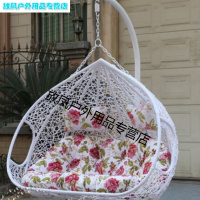 双人篮藤椅室内家用摇椅客厅床阳台鸟巢摇篮椅秋千椅