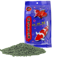 海豚(PORPOISE)鱼粮中小型鱼食锦鲤金鱼观赏鱼食全效饲料M号454g(3mm)