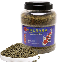 海豚(PORPOISE)鱼粮中小型鱼食蓝藻增艳增色锦鲤观赏鱼饲料M号1100g(3.5mm)