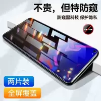 第三季(Disanji)荣耀V20防窥钢化膜抗蓝光防指纹V20全屏高清防摔保护隐私手机贴膜