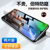 第三季(Disanji)RealmeV3防窥钢化膜高清保护隐私RealmeV3防指纹防偷窥真我手机膜