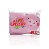 优贝可(U BE CHO)婴儿拉拉裤透气宝宝尿不湿拉拉裤批发纸尿片 大包装 L码30