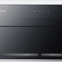 玉立(YULI)体感触控智能开关抽油烟机侧吸式吸油烟机CXW-220-DK35G 黑色