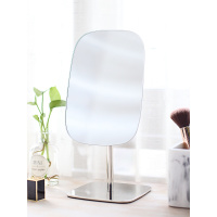 书桌化妆镜公主镜红化妆镜台式镜子梳妆镜宿舍桌面ins镜子