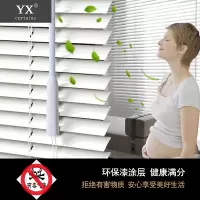 铝合金百叶窗窗帘免打孔卫生间卧室升降手拉遮光办公室厨房北欧