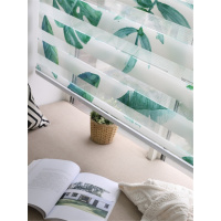 欧若曼ins柔纱帘卷帘 百叶遮阳浴室厨房免打孔手动卷拉式新款窗帘