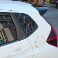 14-18款本田新飞度百叶窗GK5改装后侧窗装饰飞度车窗装饰条假风口