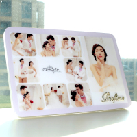 大韩新款亚米奇烤瓷晶版画照片摆台九宫格拼图制作影楼加工品质