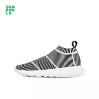 duozoulu多走路官方秋季超轻鞋男女同款一脚蹬斑马鞋休闲走路鞋潮